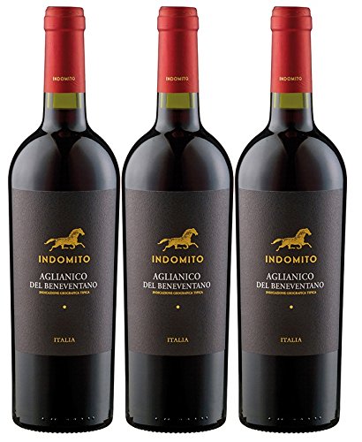 Indomito Aglianico del Beneventano, 3er Pack, Jahrgang (3 x 750 ml) von Indomito