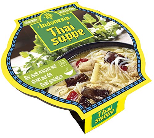 Indonesia Bowl Thai Suppe, Glasnudelsuppe mit Hühnerfleisch, 390 ml Indonesia Bowl Thai Suppe, Glasnudelsuppe mit Hühnerfleisch, 390 ml von Indonesia