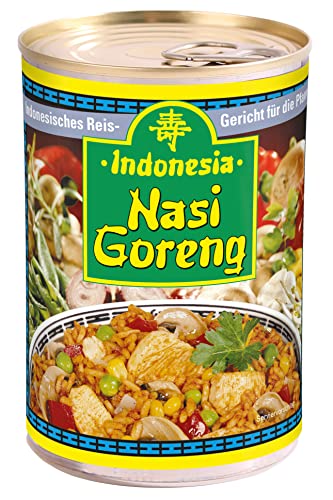 Indonesia Nasi Goreng | Leckeres asiatisches Fertiggerichte mit Reis, Gemüse und Hähnchen | 350g von Indonesia