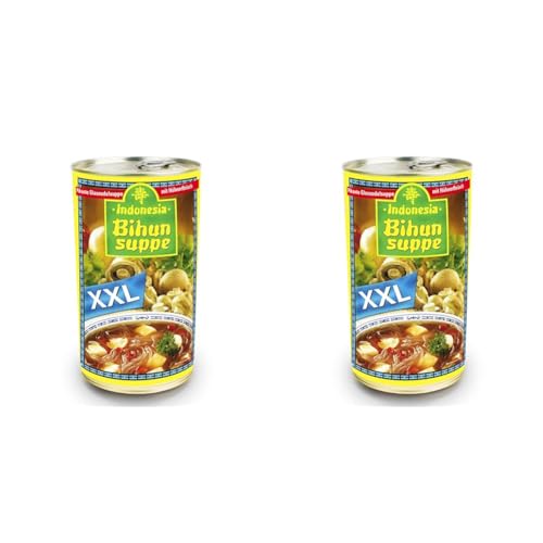 Indonesia Original Bihun Suppe, Leckeres Fertiggericht mit Gemüse und Hähnchen, 1150 ml (Packung mit 2) von Indonesia