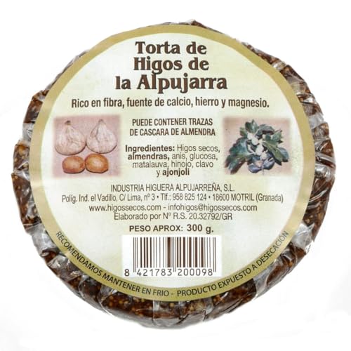 Original spanisches Feigenbrot mit Mandeln - 100 % natürlich - Superfood - Vegan - rund - 300 Gramm Original spanisches Feigenbrot mit Mandeln - 100 % natürlich - Superfood - Vegan - rund - 300 Gramm von Industria Higuera Alpujarrena S.L.