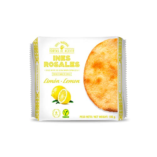 Ines Rosales Lemon Sweet Olive Oil Tortas Leckere Vegane Kekse Spanische Snacks 14 x 120g von Ines Rosales