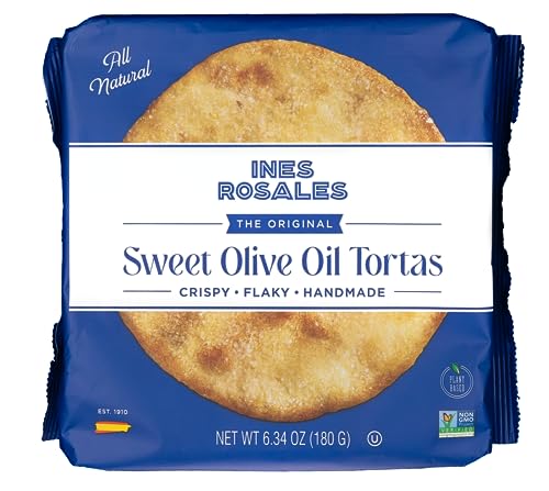 Tortas Ines Rosales, Spanische Cracker, laktosefrei, vegan, (2 x 120g) von Ines Rosales