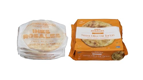 Tortas Ines Rosales | Salzgebäck mit Orangen Geschmack | laktosefrei & vegan (2x120g) Tortas Ines Rosales | Salzgebäck mit Orangen Geschmack | laktosefrei & vegan (2x120g) von Ines Rosales'