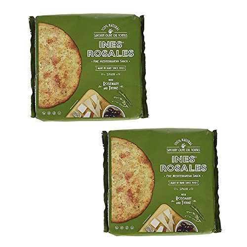 Tortas Ines Rosales | Rosmarin & Thymian | vegan & laktosefrei | 2x120g Tortas Ines Rosales | Rosmarin & Thymian | vegan & laktosefrei | 2x120g von Inés Rosales