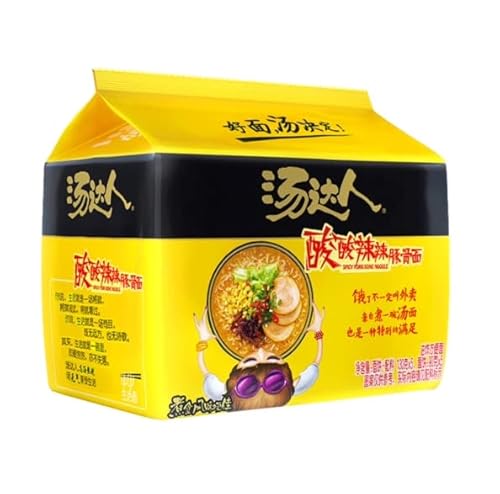 Infinitely Great Home Decor Center 5 Stück/Packung Tangdaren Chinese Food Snack Instant Nudeln, Sofortige Nudeln, Produkt (日式 - 拉面) von Infinitely Great Home Decor Center