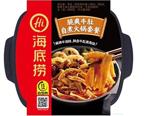 Infinitely Great Home Decor Center China Snacks Essen haidilao Instant Hotpot Mini HuoGuo (脆爽牛肚) von Infinitely Great Home Decor Center