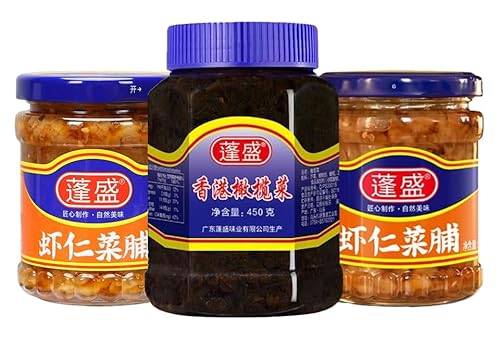 Unendlich tolle Heimdekoration, 3 chinesische Beilagen, Pengsheng Gurken, getrocknetes Rettich, Garnelenfleisch, 3 Stück Unendlich tolle Heimdekoration, 3 chinesische Beilagen, Pengsheng Gurken, getrocknetes Rettich, Garnelenfleisch, 3 Stück von Infinitely Great Home Decor Center