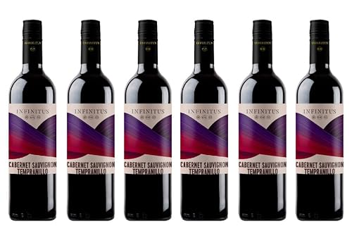 6x 0,75l - 2020er - Infinitus - Cabernet Sauvignon & Tempranillo - Vino de la Tierra de Castilla I.G.P. - Spanien - Rotwein trocken 6x 0,75l - 2020er - Infinitus - Cabernet Sauvignon & Tempranillo - Vino de la Tierra de Castilla I.G.P. - Spanien - Rotwein trocken von Infinitus