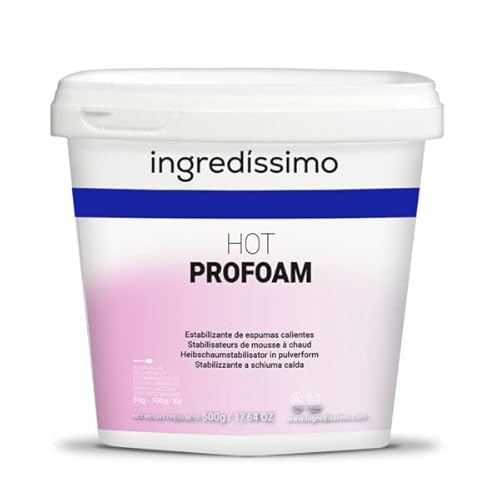 INGREDISSIMO - Heißschaumstabilisator, 500 g, Emulgator, Natürlicher Emulgator, zur Herstellung von Schäumen, Glutenfrei, kann Spuren von Soja und Nüssen enthalten, Neutraler Geschmack INGREDISSIMO - Heißschaumstabilisator, 500 g, Emulgator, Natürlicher Emulgator, zur Herstellung von Schäumen, Glutenfrei, kann Spuren von Soja und Nüssen enthalten, Neutraler Geschmack von Ingredíssimo