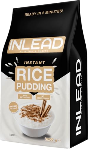 INLEAD - Instant Rice Pudding - Reispudding | Geschmacksneutral | Schnelle Zubereitung & Cremige Konsistenz | ohne Zucker und künstlichen Zusätzen - 2000g INLEAD - Instant Rice Pudding - Reispudding | Geschmacksneutral | Schnelle Zubereitung & Cremige Konsistenz | ohne Zucker und künstlichen Zusätzen - 2000g von Inlead