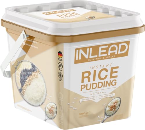 INLEAD - Instant Rice Pudding - Reispudding | Geschmacksneutral | Schnelle Zubereitung & Cremige Konsistenz | ohne Zucker und künstlichen Zusätzen - 3000g INLEAD - Instant Rice Pudding - Reispudding | Geschmacksneutral | Schnelle Zubereitung & Cremige Konsistenz | ohne Zucker und künstlichen Zusätzen - 3000g von Inlead