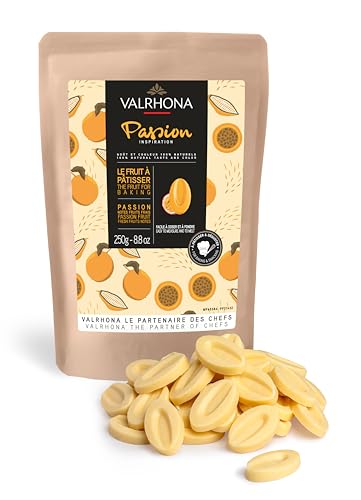 Valrhona Inspiration Passionsfruchtspezialität mit Kakaobutter, Callets, 250 g von VALRHONA