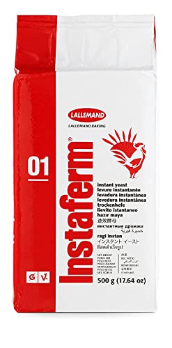 Lallemand Trockenhefe - 500 Gramm Instant Hefepulver - Trockenhefepulver in Profi Bäcker Qualität Lallemand Trockenhefe - 500 Gramm Instant Hefepulver - Trockenhefepulver in Profi Bäcker Qualität von Instaferm