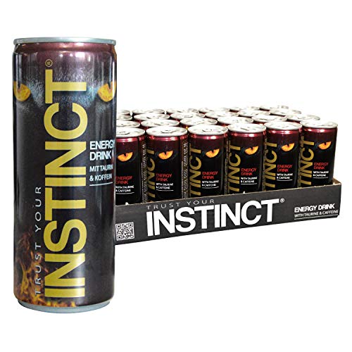 Instinct® Energy Drink Dosen Getränke 24er Palette, EINWEG (24 x 250 ml) inklusive Pfand von Instinct