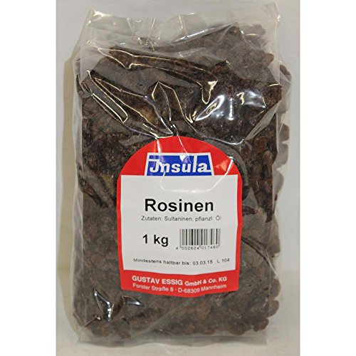 Huber-Kölle Sultaninen 1 kg, 1er Pack (1 x 1 kg) von Insula