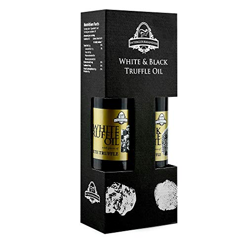 InterGourmandise Trüffelöl-Set (250 ml) – vegan, vegetarisch, koscher und glutenfrei – in einer Geschenkbox von Intergourmandise