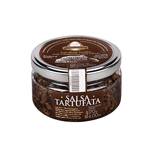 Trüffelsoße - Salsa tartufata Ist eine Mischung aus Champignons, Sommertrüffel und Oliven | 170 g. Einmachglas Trüffelsoße - Salsa tartufata Ist eine Mischung aus Champignons, Sommertrüffel und Oliven | 170 g. Einmachglas von Intergourmandise
