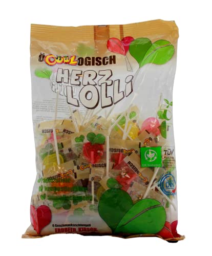 Cool Herzlolli Öcoologisch, 8er Pack (8 x 500g) von International Sweet Trading GmbH & Co. KG Riesdorfer Weg 2, 06366 Köthen