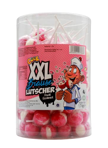 Cool XXL Brause Lutscher, 6er Pack (6 x 1.7 kg) von International Sweet Trading GmbH & Co.KG, 06366 Köthen (Anhalt), Riesdorfer Weg 2