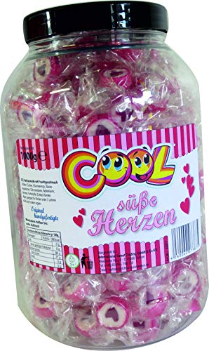 Cool Süße Herzen Dose 1000g von International Sweet Trading GmbH & Co. KG