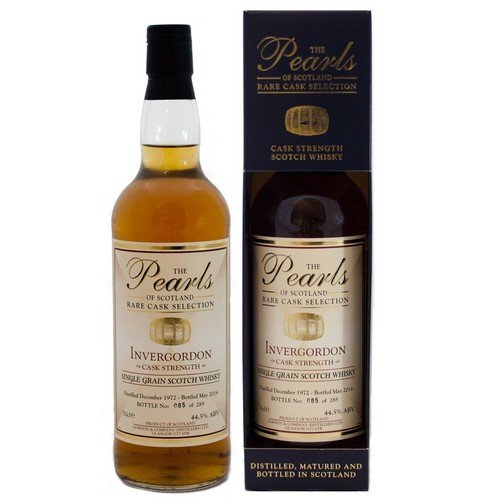 Rarität: Invergordon Whisky Jahrgang 1972, 41 Jahre The Pearls 0,7l inkl. Geschenkpackung von Invergordon