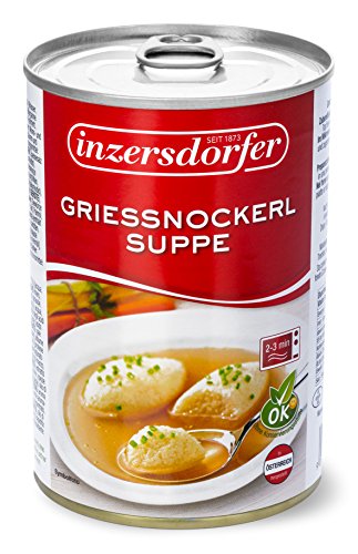 Inzersdorfer Grießnockerlsuppe, 6er Pack (6 x 400 g) von Inzersdorfer