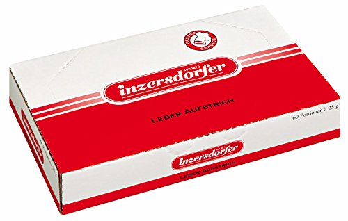 Inzersdorfer Leberaufstrich, 60 Portionen à 25 g - 60 Portionen - 1500 g von Inzersdorfer
