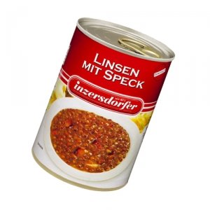 Inzersdorfer - Linsen mit Speck - 800 g von Inzersdorfer