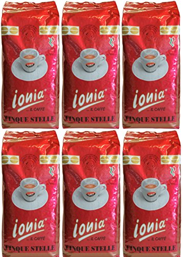 Espresso Cinque Stelle (6x 1 kg) von Ionia
