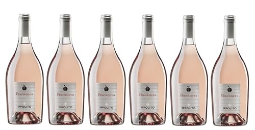 6x 0,75l - 2024er - Ippolito - Pescanera - Rosato - Calabria I.G.P. - Kalabrien - Italien - Roséwein trocken 6x 0,75l - 2024er - Ippolito - Pescanera - Rosato - Calabria I.G.P. - Kalabrien - Italien - Roséwein trocken von Ippolito