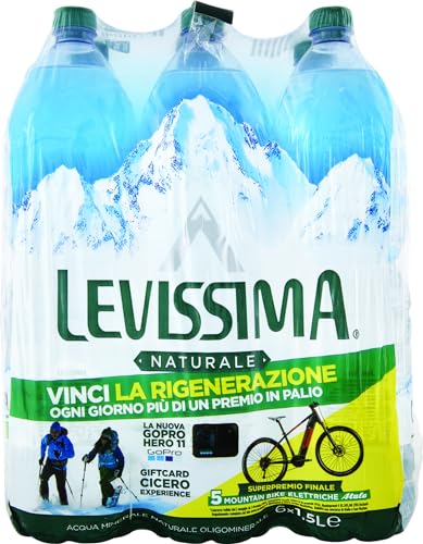 ACQUA LEVISSIMA NATURALE 1.500 lt. a perdere - Pacchi da 6 bottiglie von Levissima