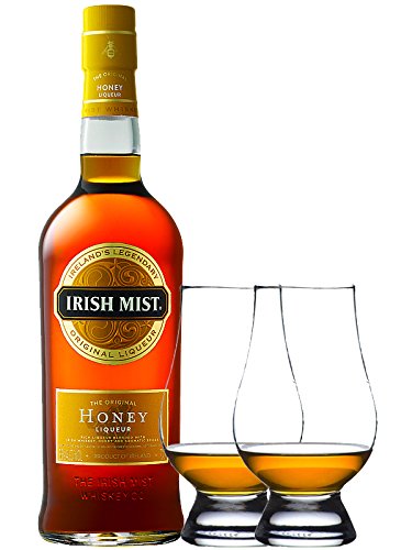 Irish Mist Whiskylikör 0,7 Liter + 2 Glencairn Gläser von Irish Mist Whiskylikör