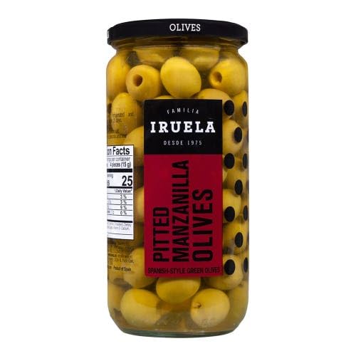 Grüne Oliven Sevillana Manzanilla, ohne Stein - 720g" Grüne Oliven Sevillana Manzanilla, ohne Stein - 720g" von Iruela