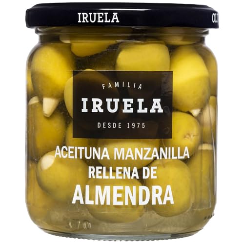 Iruela - Grüne Manzanilla Oliven, gefüllt mit Mandeln - 370g Iruela - Grüne Manzanilla Oliven, gefüllt mit Mandeln - 370g von Iruela