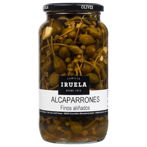 Iruela - Kapernäpfel in Knoblauch und Kräutern 950g – spanische Tapas-Spezialität Iruela - Kapernäpfel in Knoblauch und Kräutern 950g – spanische Tapas-Spezialität von Iruela