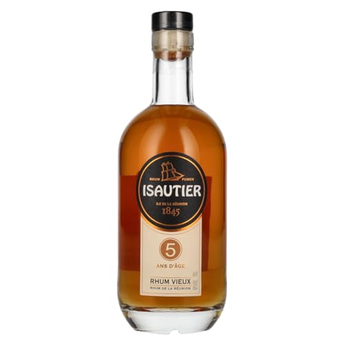 Isautier Rhum Vieux 5 Ans D'Âge Blend 40% Vol. 0,7l in Geschenkbox von Isautier