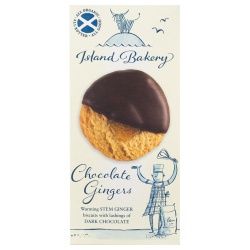 Ingwer-Shortbread mit Zartbitterschokolade von Island Bakery