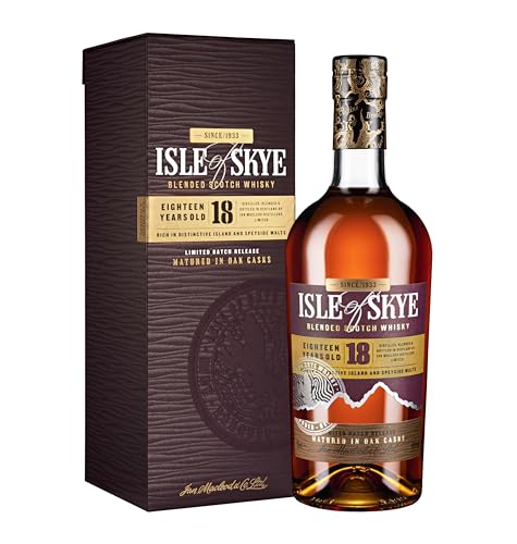 Isle of Skye I 18 Years Old I Blended Scotch Whisky I Preisgekrönter Blend aus Insel- und Speyside-Malts I 700 ml I 40% Vol. von Isle of Skye
