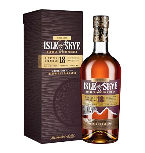 Isle of Skye I 18 Years Old I Blended Scotch Whisky I Preisgekrönter Blend aus Insel- und Speyside-Malts I 700 ml I 40% Vol. Isle of Skye I 18 Years Old I Blended Scotch Whisky I Preisgekrönter Blend aus Insel- und Speyside-Malts I 700 ml I 40% Vol. von Isle of Skye