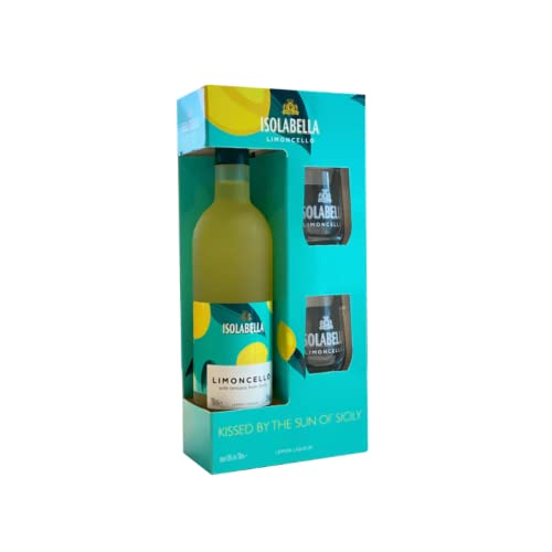 Isolabella Limoncello + 2 Gläser 0,7L (30% Vol.) von Isolabella