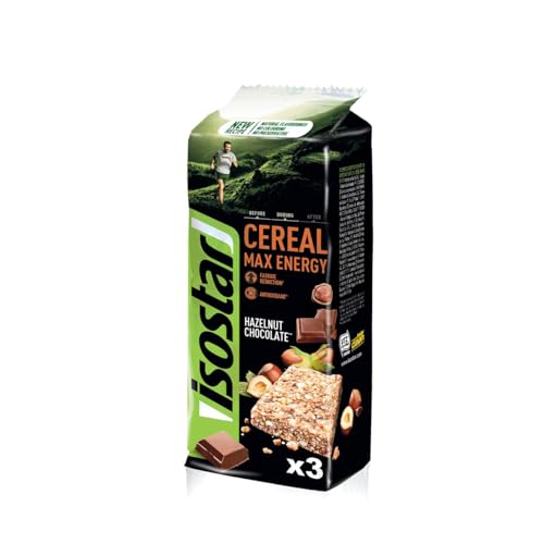 Isostar - Cereal Max Schoko Haselnuss Riegel - Energieriegel, Kohlenhydrate und Vitamine - Energiezufuhr - 3x55 g - 193968 Isostar - Cereal Max Schoko Haselnuss Riegel - Energieriegel, Kohlenhydrate und Vitamine - Energiezufuhr - 3x55 g - 193968 von ISOSTAD