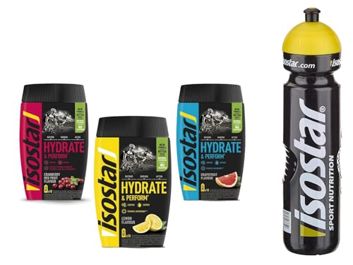 Isostar Hydrat & Perform Grapefruit - Zitrone - Orange + Flasche 1L. von ISOSTAD