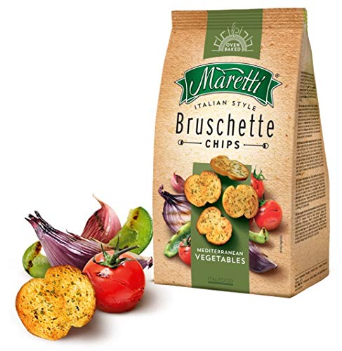 Maretti Bruschette Mediterranean Vegetables leckere gebackene Brotscheiben 150g Maretti Bruschette Mediterranean Vegetables leckere gebackene Brotscheiben 150g von Ital Food Industry