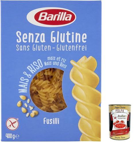 10x Barilla Fusilli 400g senza Glutine Glutenfrei pasta nudeln aus Reis und Mais + Italian Gourmet polpa 400g 10x Barilla Fusilli 400g senza Glutine Glutenfrei pasta nudeln aus Reis und Mais + Italian Gourmet polpa 400g von Italian Gourmet E.R.