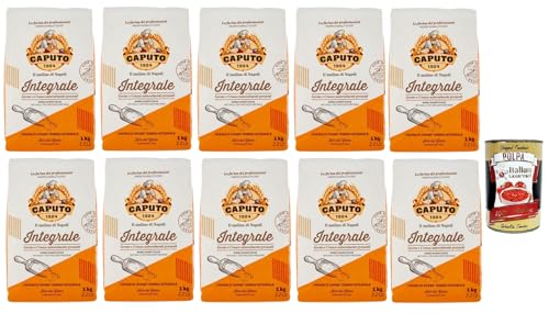 10x Caputo farina integrale Vollkornmehl Mehl zartes Vollkorn wholemeal flour 1 kg + Italian Gourmet polpa 400g 10x Caputo farina integrale Vollkornmehl Mehl zartes Vollkorn wholemeal flour 1 kg + Italian Gourmet polpa 400g von Italian Gourmet E.R.