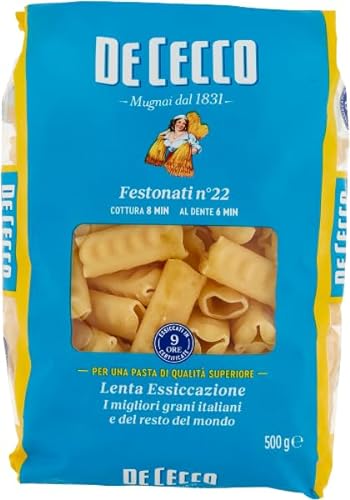 10x De Cecco Pasta 100% italienische Festonati Nr. 22 Pasta 500 g+ Italian Gourmet polpa 400g von Italian Gourmet E.R.