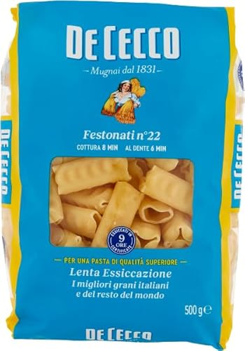 10x De Cecco Pasta 100% italienische Festonati Nr. 22 Pasta 500 g+ Italian Gourmet polpa 400g von Italian Gourmet E.R.