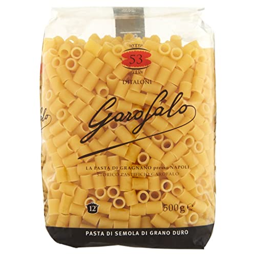 10x Ditaloni N. 53 Neapolitanische Hartweizengrieß Packung mit 500g Pasta IGP + Italian Gourmet polpa 400g von Italian Gourmet E.R.