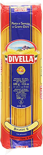 10x Divella Bucatini n°6 Hartweizengrieß Pasta Italienische Nudeln 500g Packung + Italian Gourmet Polpa di Pomodoro 400g Dose von Italian Gourmet E.R.